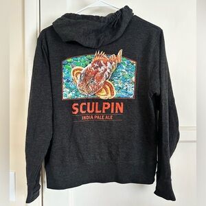 Ballast Point Brewing Company Hoodie. XS. Gray.